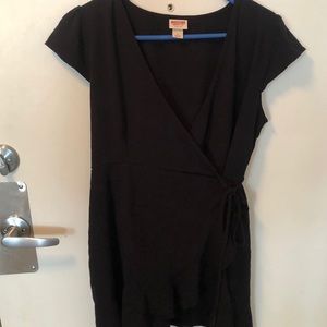 Black Wrap Dress